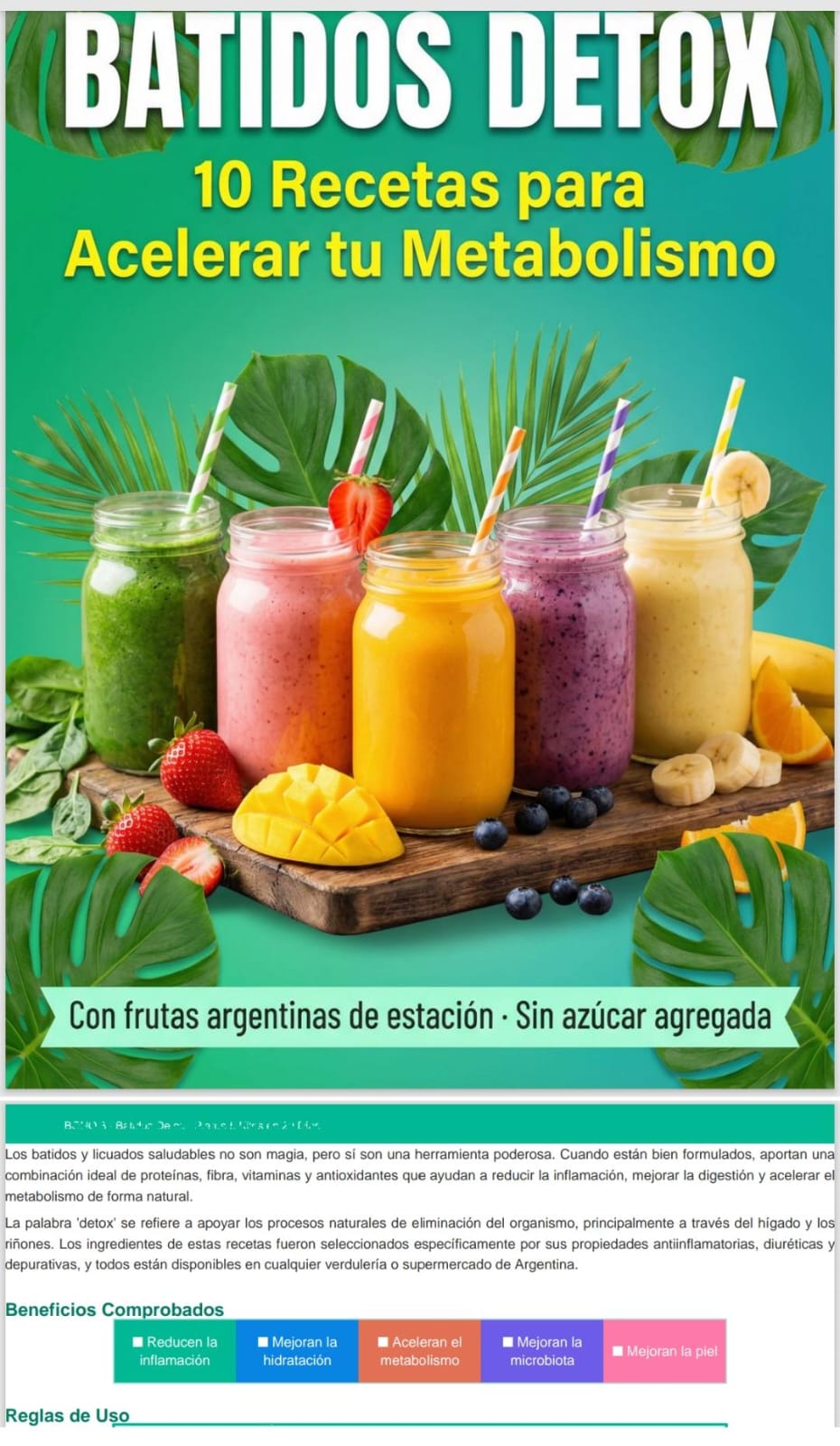 Guía simple para mejorar tu alimentación 💚 Sentite mejor y con más energía desde hoy.”