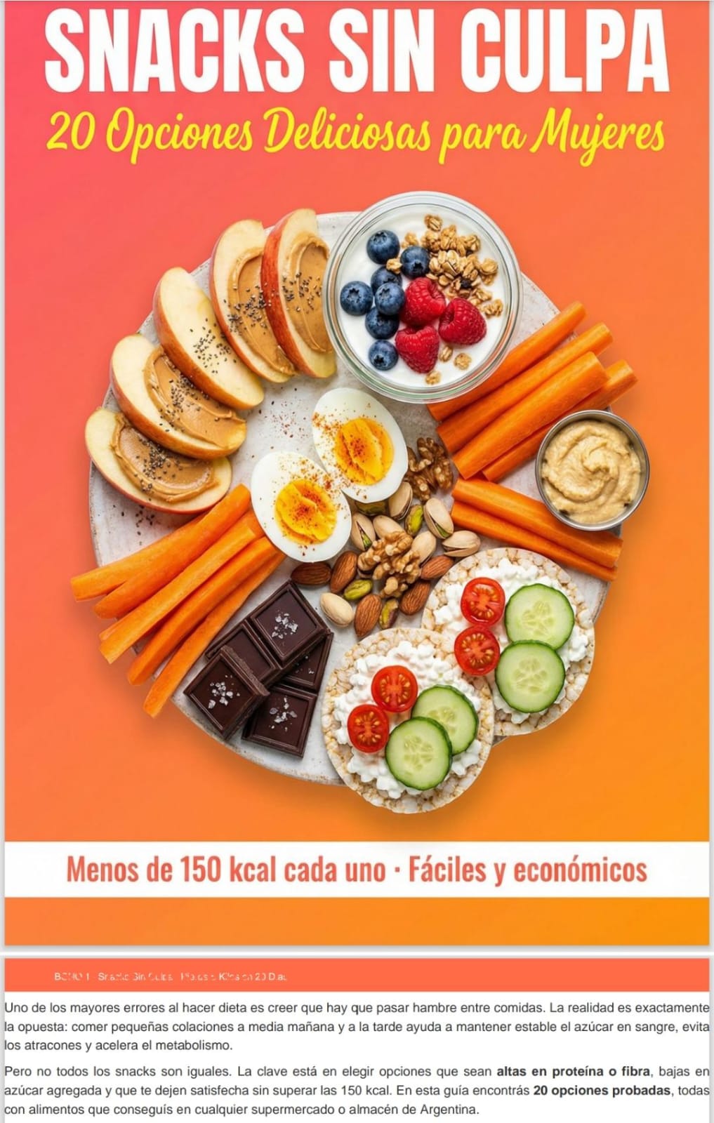 Guía simple para mejorar tu alimentación 💚 Sentite mejor y con más energía desde hoy.”